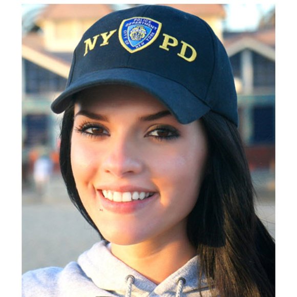 Navy NYPD Shield Hat baseball cap unisex NWT - Picture 7 of 8
